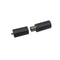 Bisagra tubular 1/2" negra Fanal