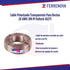 Cable Polarizado Transparente Para Bocina 20 AWG 100 M Volteck 46271