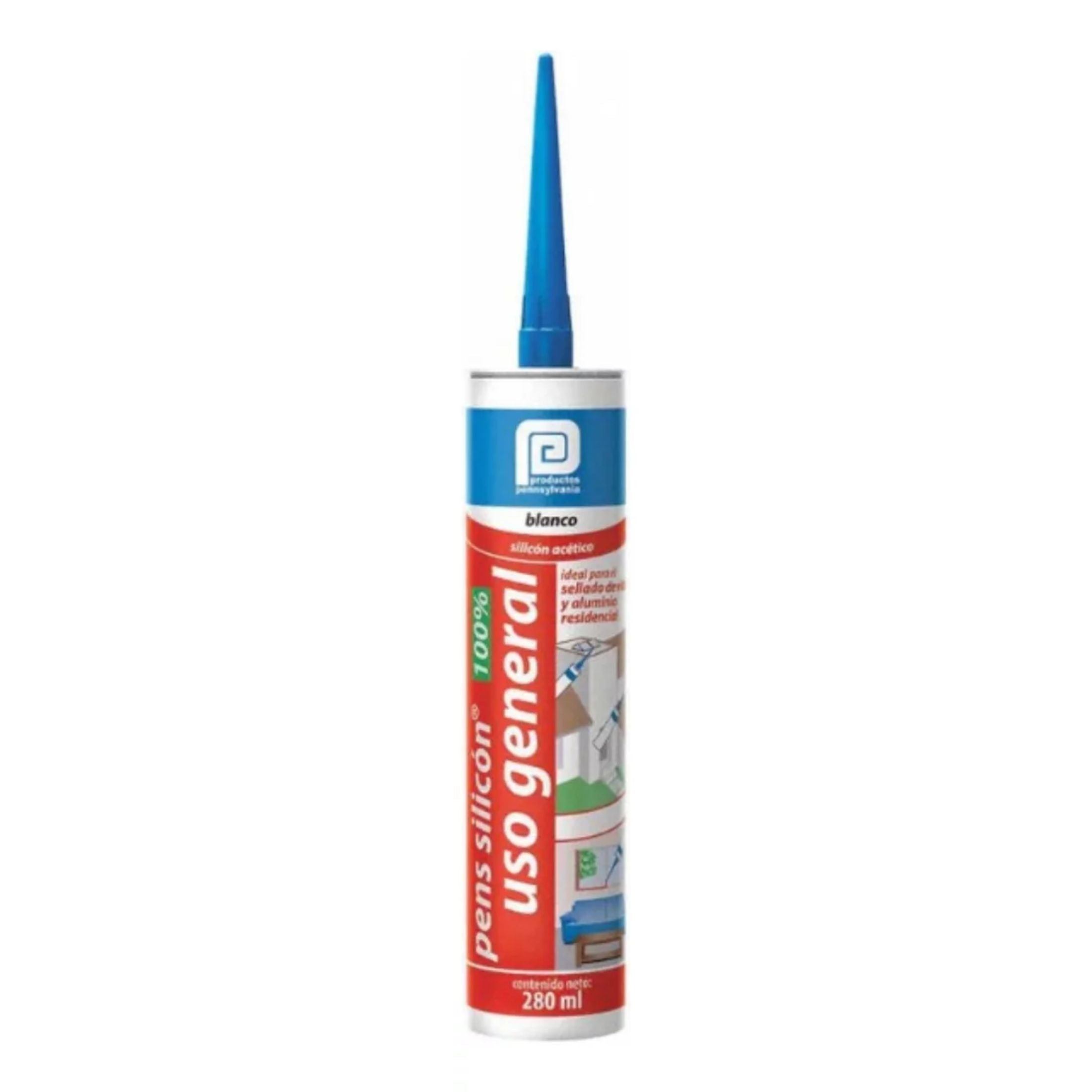 Silicón Uso General Blanco 280ml Pennsylvania