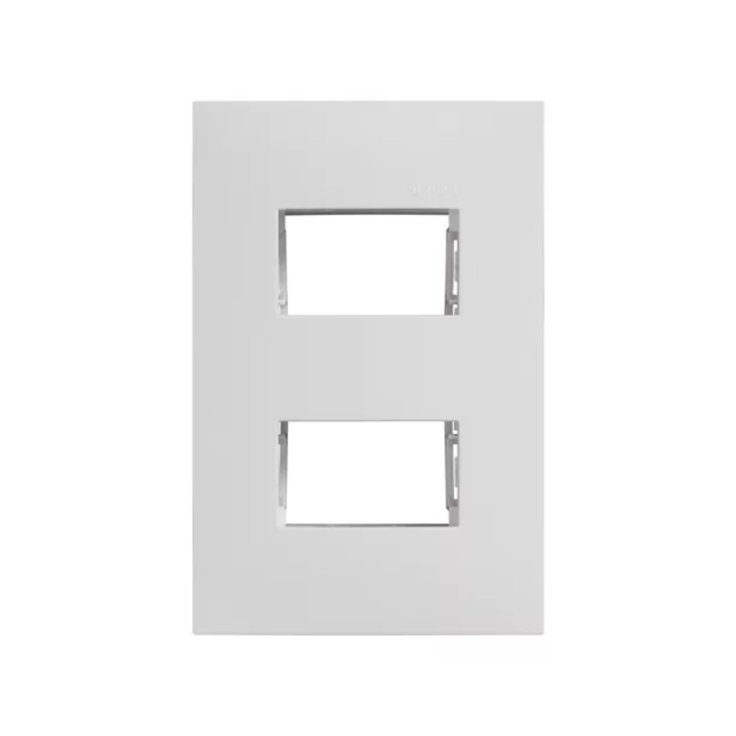Placa 2 Salidas Blanco Simon S25