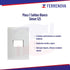 Placa 1 Salidas Blanco Simon S25