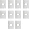 Placa 1 Salidas Blanco Simon S25 (10 Piezas)