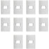 Placa 1 Salidas Blanco Simon S25 (10 Piezas)
