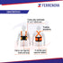 Faja Lumbar Naranja Con Cintas De Alta Visibilidad Truper 100356