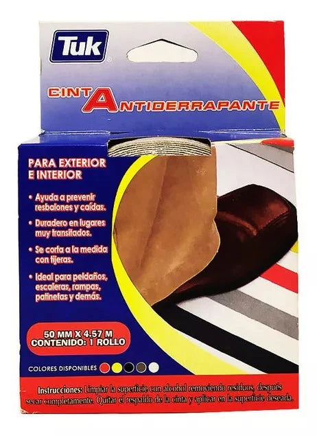 Cinta Antiderrapante Transparente 2"X4.57M 770 Tuk
