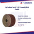 Lija En Rollo Tela 4" X 45.7 Grano 80 X-86 Fandeli