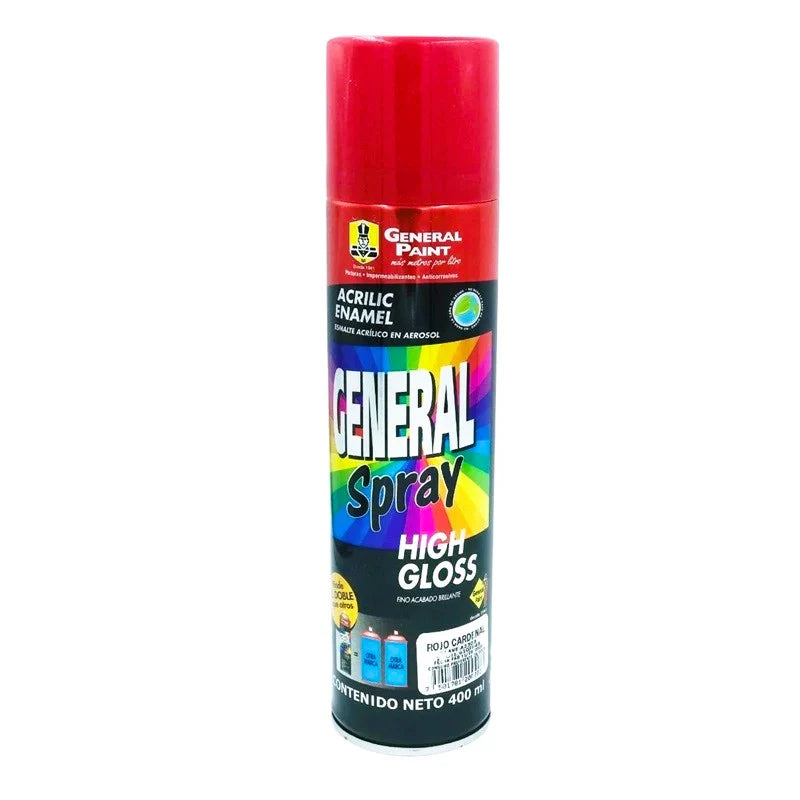 Pintura Aerosol Rojo Cardenal General Paint A2309