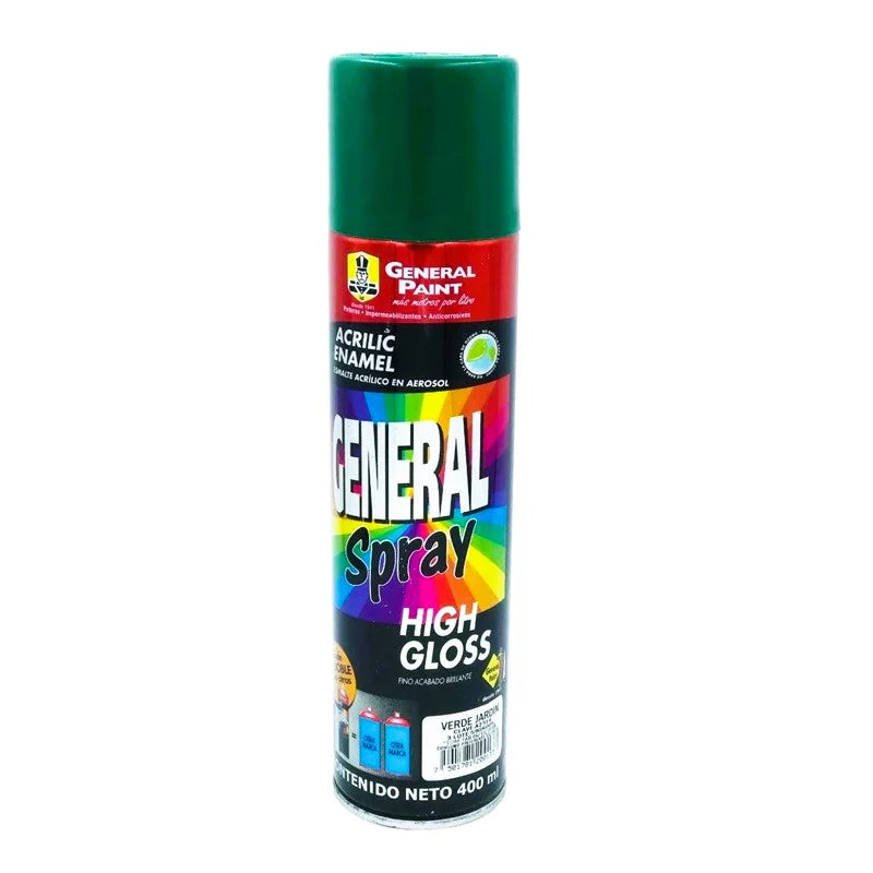 Pintura Aerosol Verde Jardín General Paint A2314