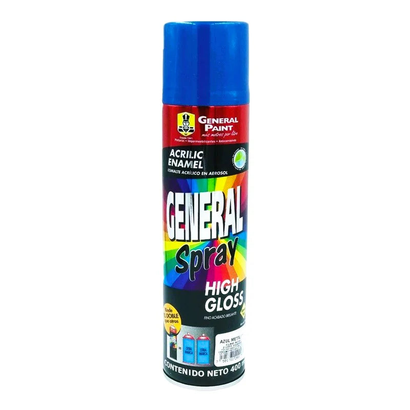 Pintura Aerosol Azul Metálico General Paint A2351