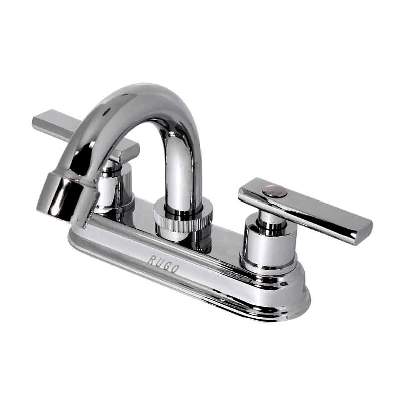 Llave Mezcladora Para Lavabo Fregadero Cromada Rugo 24-TD