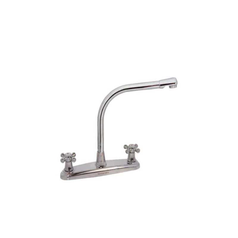 Llave Mezcladora Fregadero Al Piso Cromo Plateado Cromado Fontanery 11010