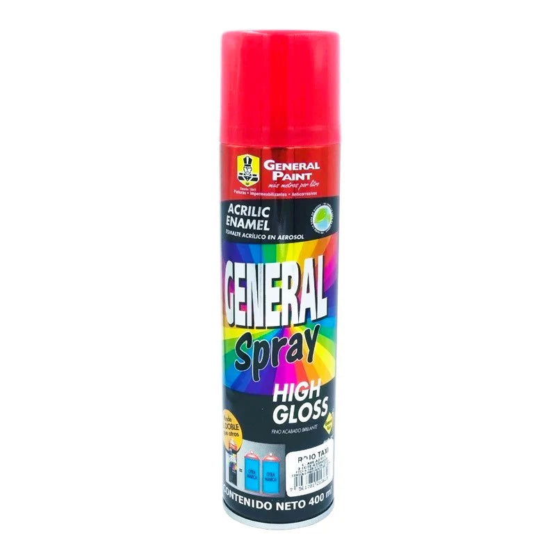 Pintura Aerosol Rojo Taxi General Paint A2317