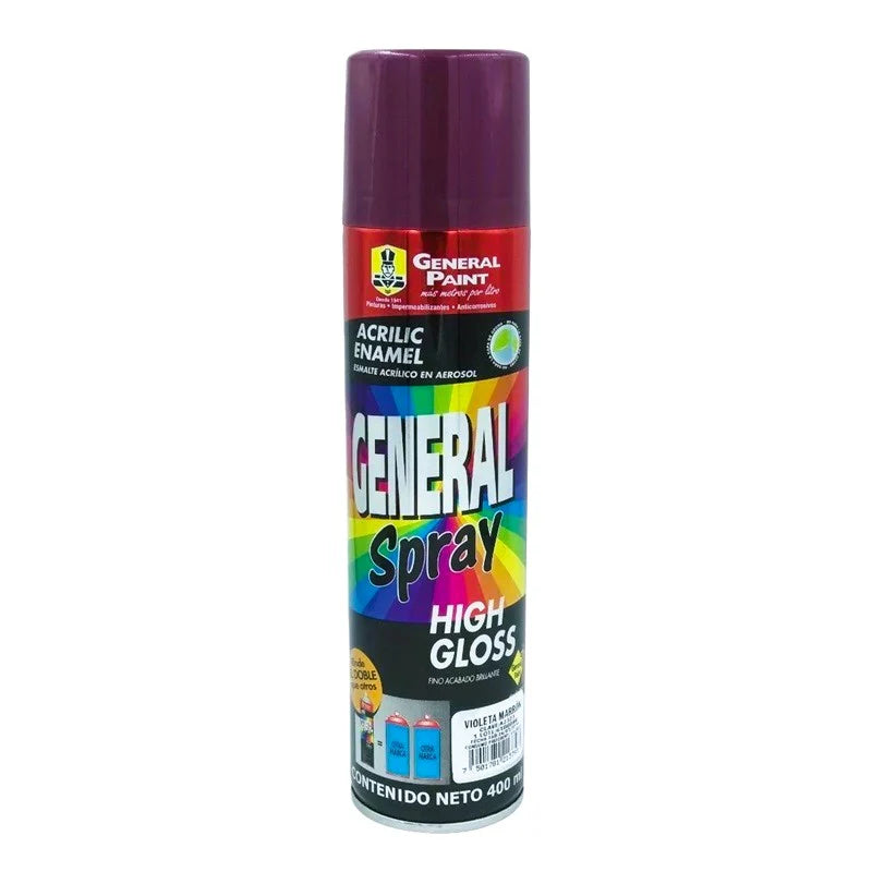 Pintura Aerosol Violeta Marron General Paint A2323