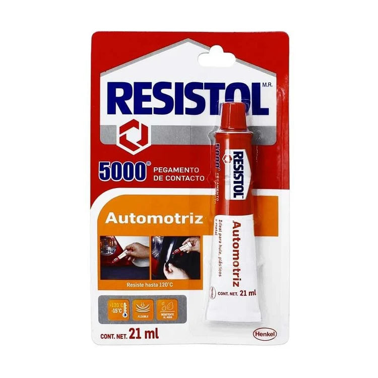 Resistol 5000 Automotriz Tubo Con 21Ml