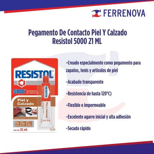 Resistol 5000 Para Calzado Tubo 21Ml
