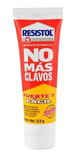Resistol No Mas Clavos Tubo Con 113Gr.