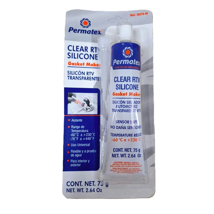 Silicon Alta Temperatura Transparente 75Gr 29376 Permatex