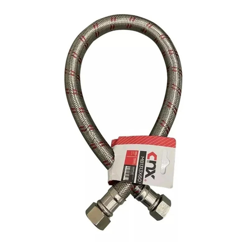 Manguera Para Boiler 1/2Hx1/2M X80Cm Acero Inoxidable Cnx
