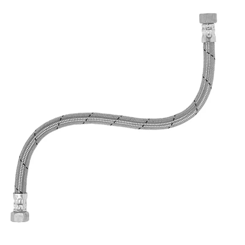 Manguera Para Boiler 1/2X3/4X60Cm Acero Inoxidable Cnx