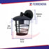 Arbotante Tipo Farol Moderno Suspendido Para Exteriores Negro Volteck 45093
