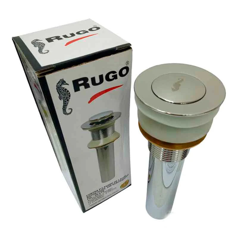 Contra De Laton Push P/Lavabo 30-Lps A.Cromo Rugo