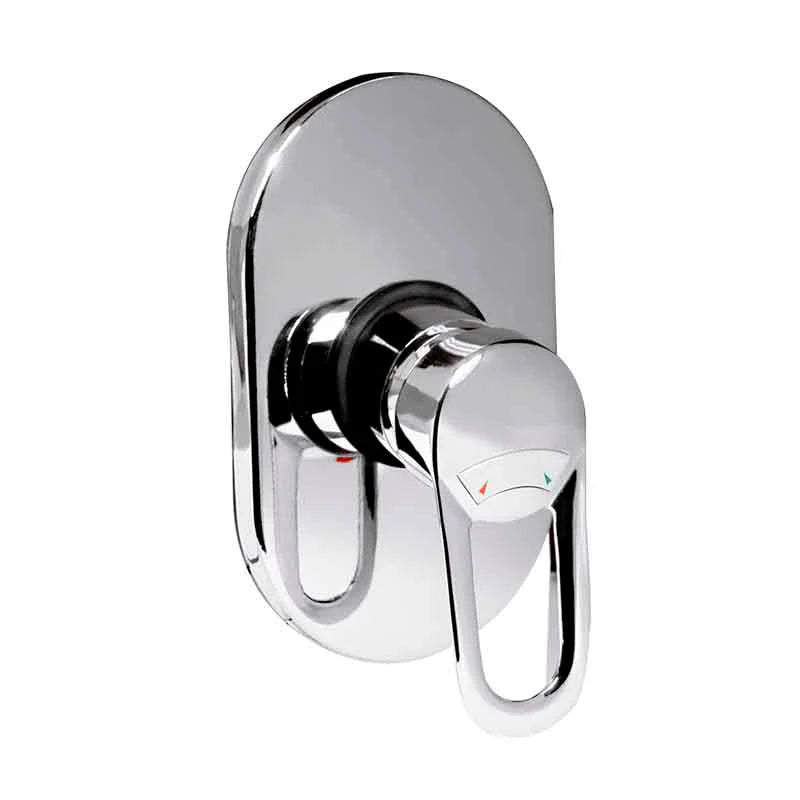 Mezcladora Monomando Para Empotrar Con Chap.Ovalado Rugo 34-MCO