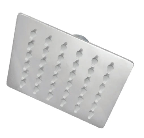 Regadera Delgada Cuadrada 4" Inox 44-Dcp Rugo