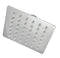 Regadera Delgada Cuadrada 4" Inox 44-Dcp Rugo