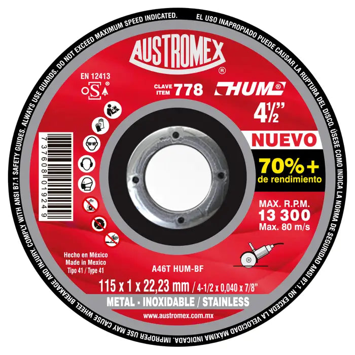 Disco de Corte Autromex 778