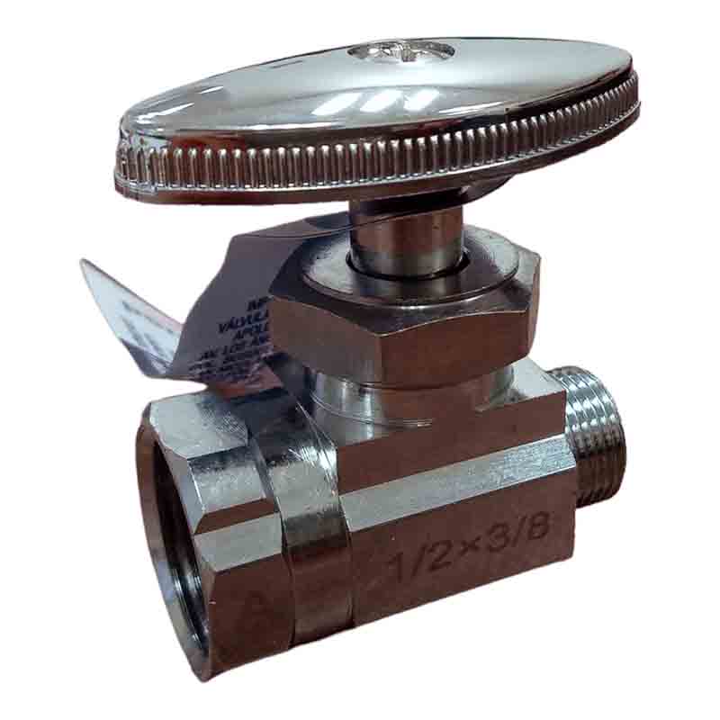 Llave Control Recta 1/2X3/8 Rugo 25-IR