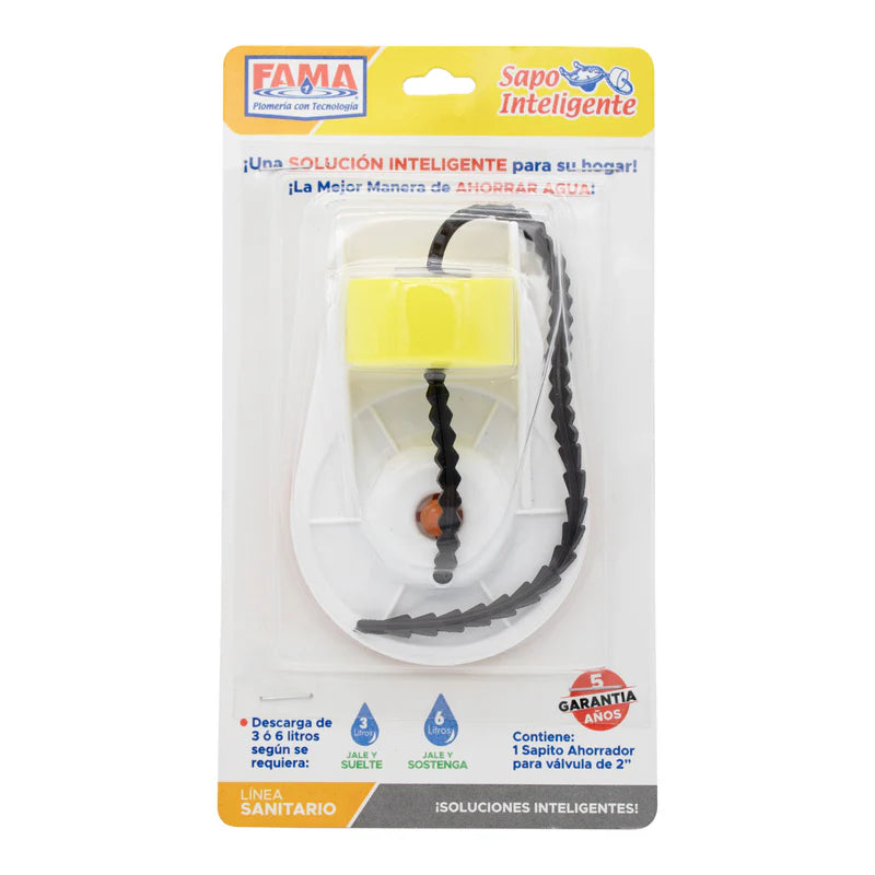 Sapo Inteligente 2" Para 3 Y 6 Lts Fama 9457