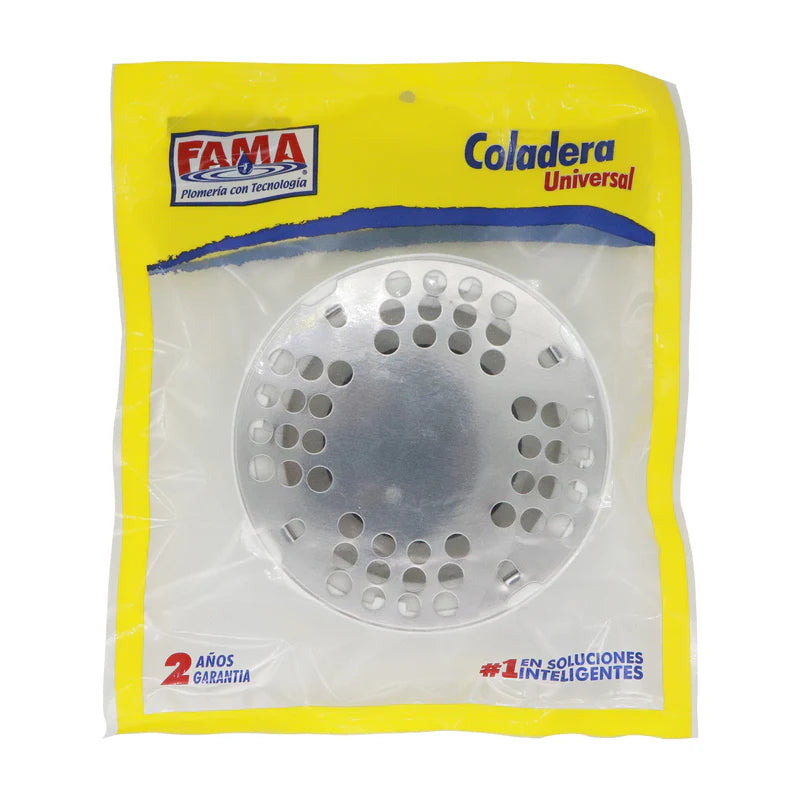 Coladera Redonda Inoxidable #4 Fama 9687