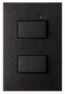 Placa 2 Salida 2 Interior 2 Vías Negro 25260-098 S25 SIMON