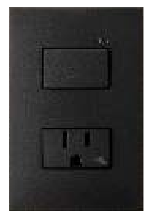 Placa 2 Salidas 1 Interior 2 Vías +1 Toma corriente Negro 25263-098 S25 Simon