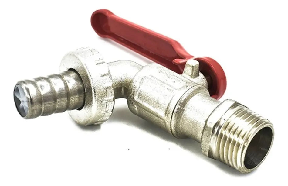 Llave C/rosca P/manguera 1/2 Satinado Rugo 2-ie