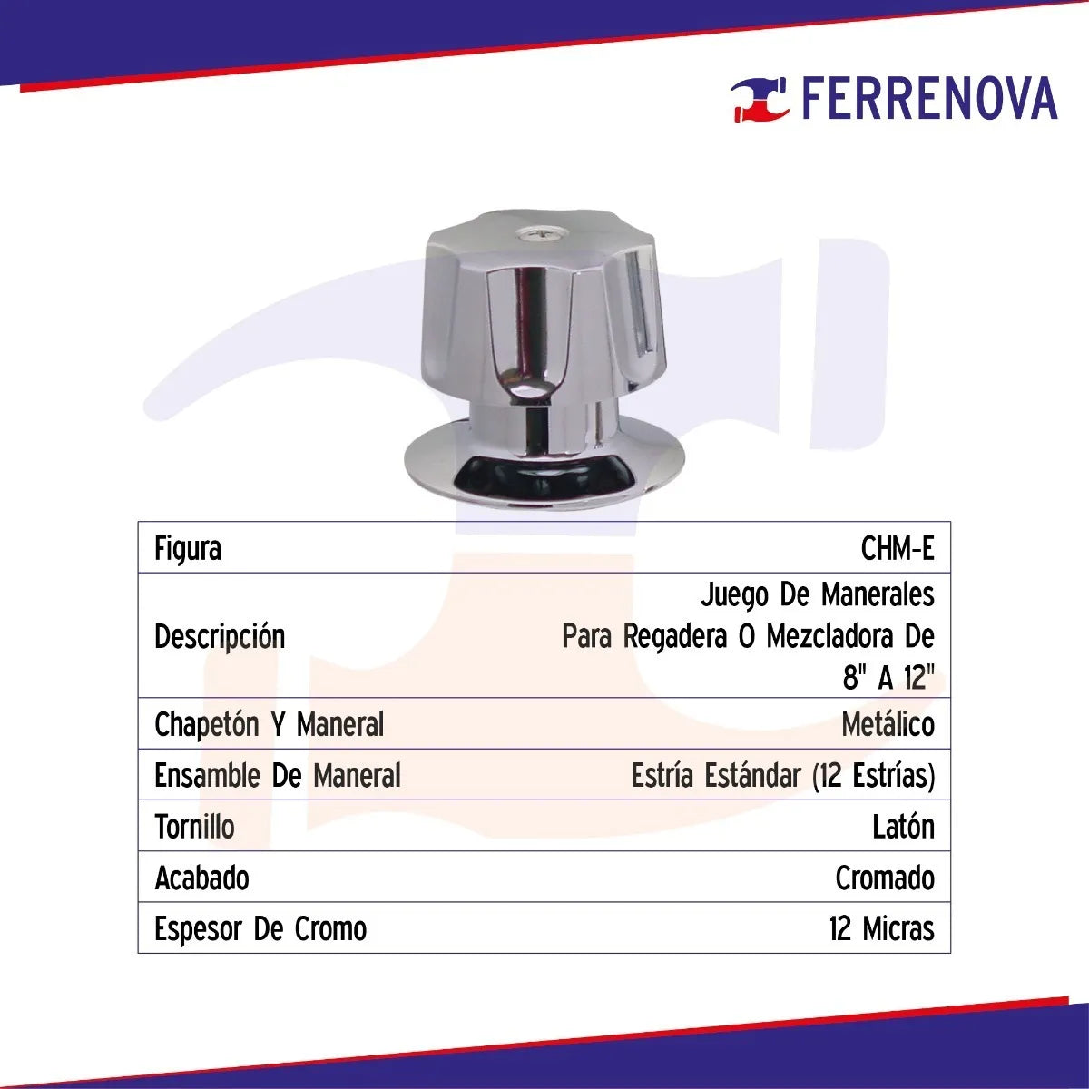 Juego De Manerales Para Regadera O Fregadero Rugo CHM-E