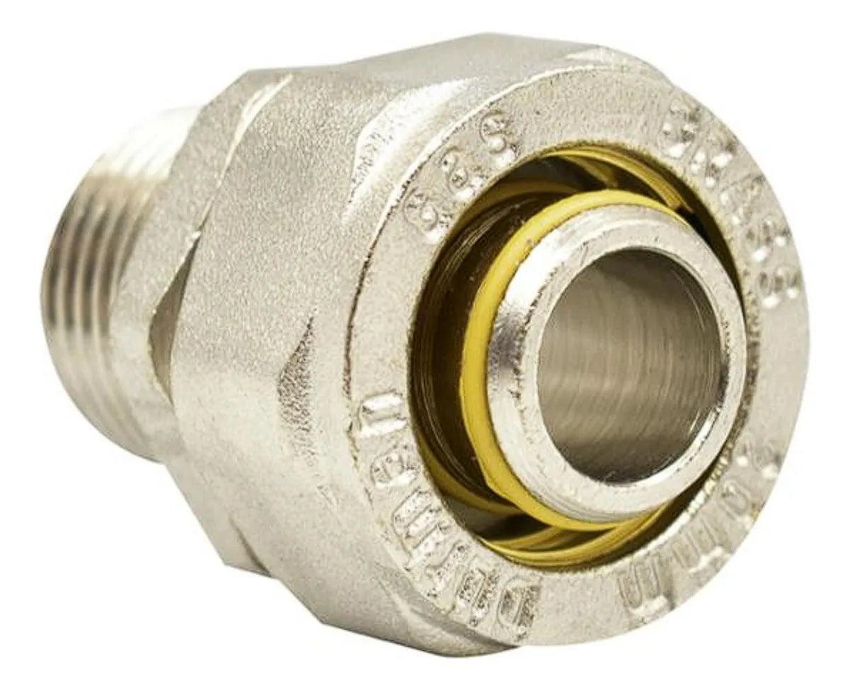Adaptador Macho Compresor Gas 1/2 X 1/2 Cg-am11 Coflex