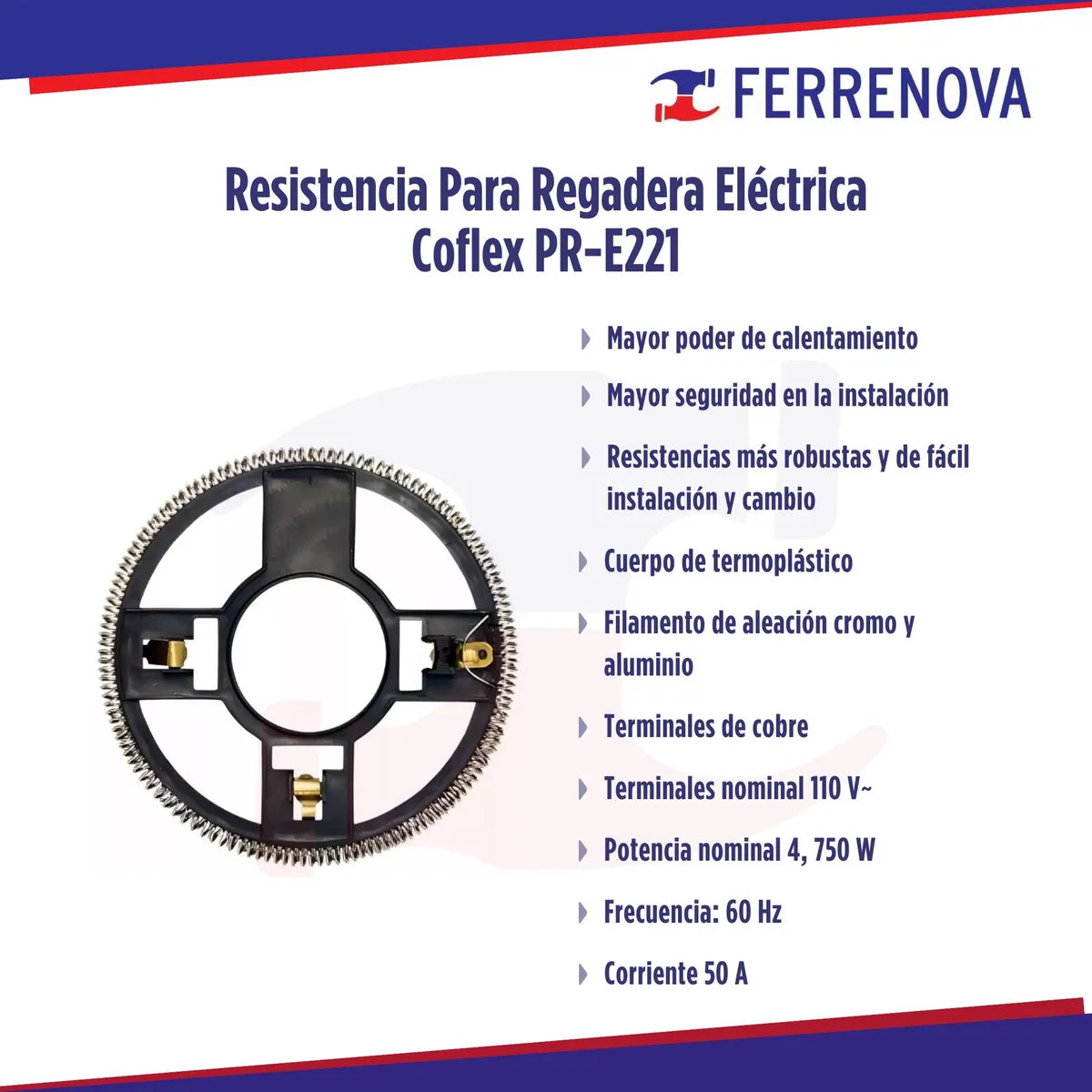Resistencia Para Regadera Eléctrica Coflex PR-E221