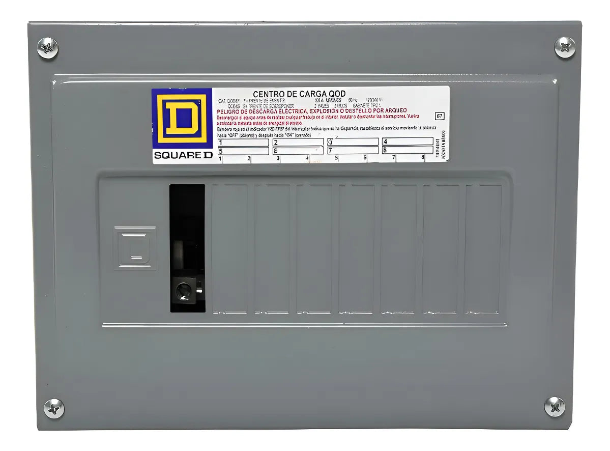 Centro De Carga Para 8 Polos Sobreponer Square D Qod8s