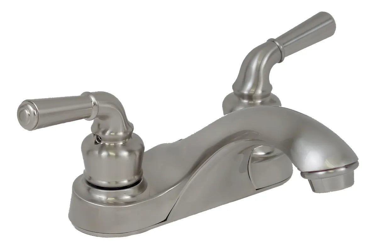 Llave Mezcladora Para Lavabo Satinado Rugo 23-tms