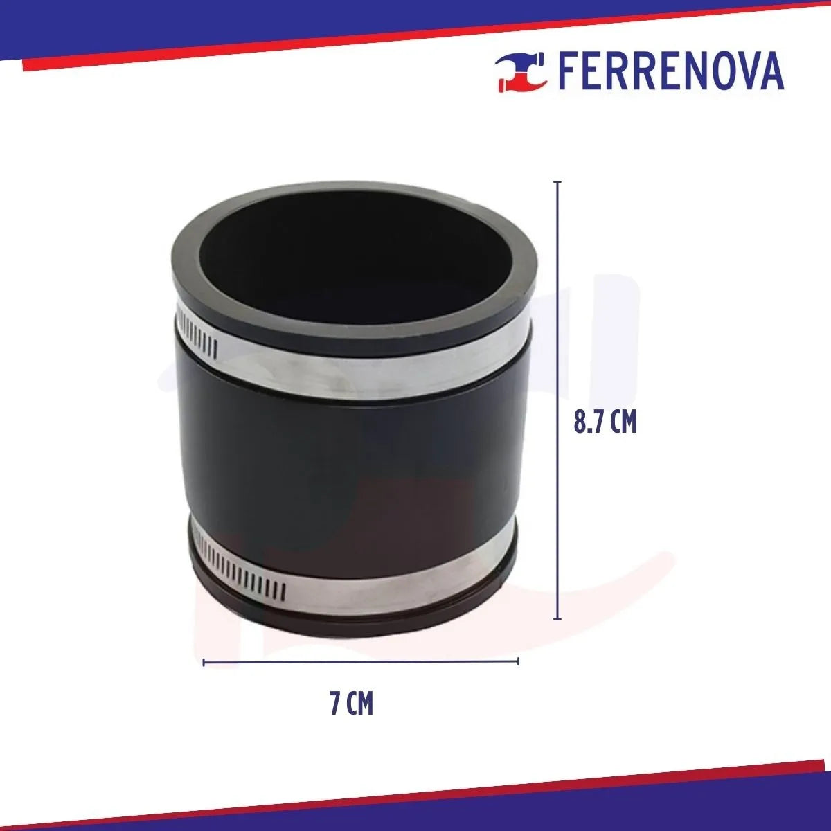 Acople De Hule Para Drenaje Sanitario 2 X 2 Coflex Pa-b22