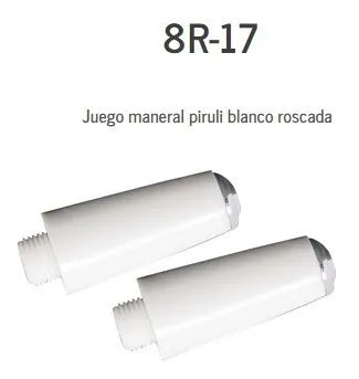 Juego Maneral Piruli Blanco Roscada Rugo 8R-17