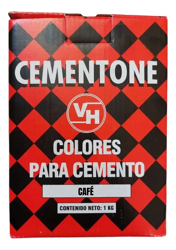 Colorante Para Cemento Cafe Caja De 1kg Cementone