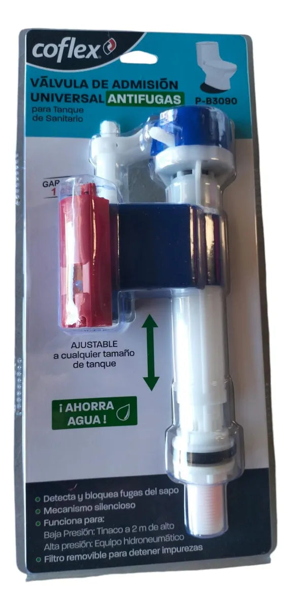 Válvula de admisión antifugas para tanque de sanitario Coflex P-b3090