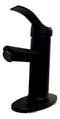 Mezcladora Monomando Para Lavabo 10cm negro Rugo 23-mnc