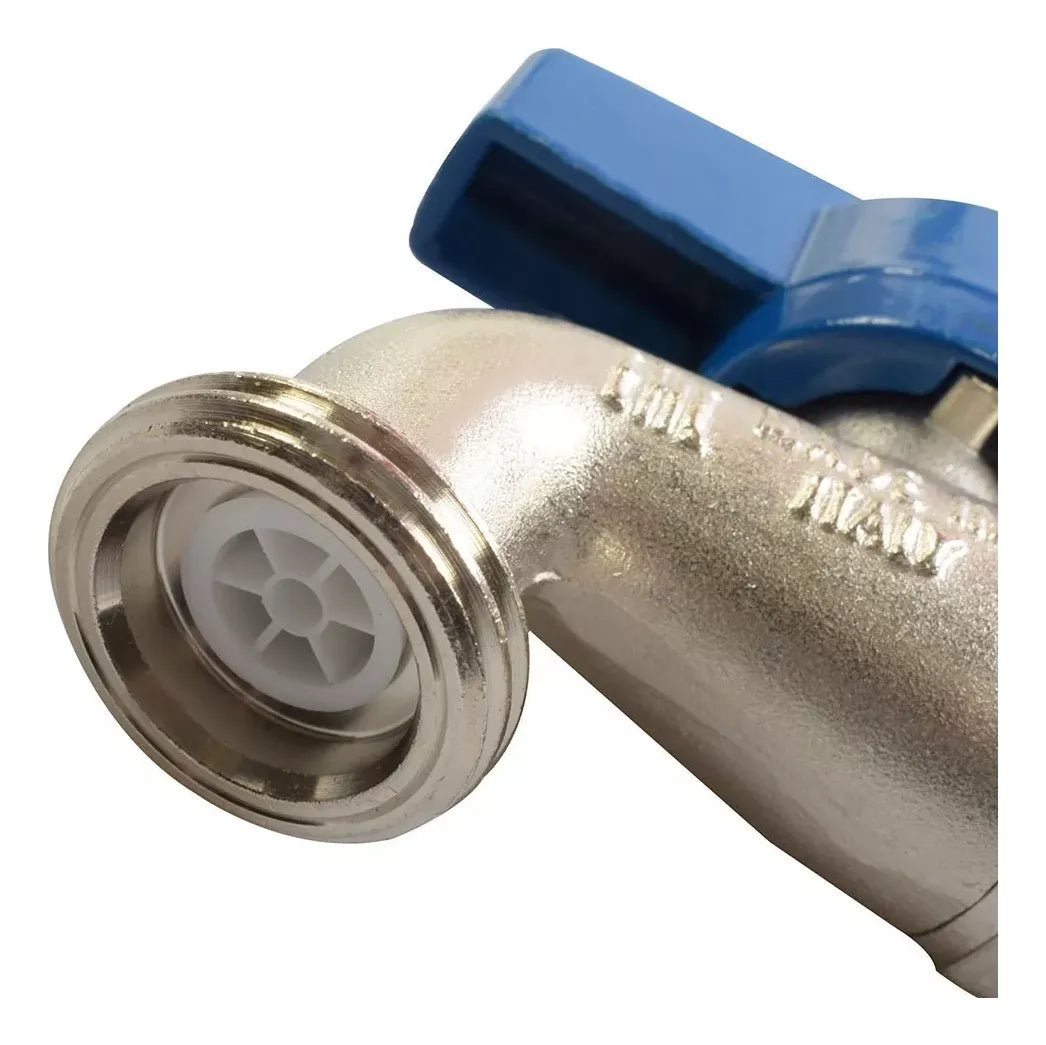 Llave Lavanderia 1/2 Npt X 3/4 Nh Coflex Ip-702