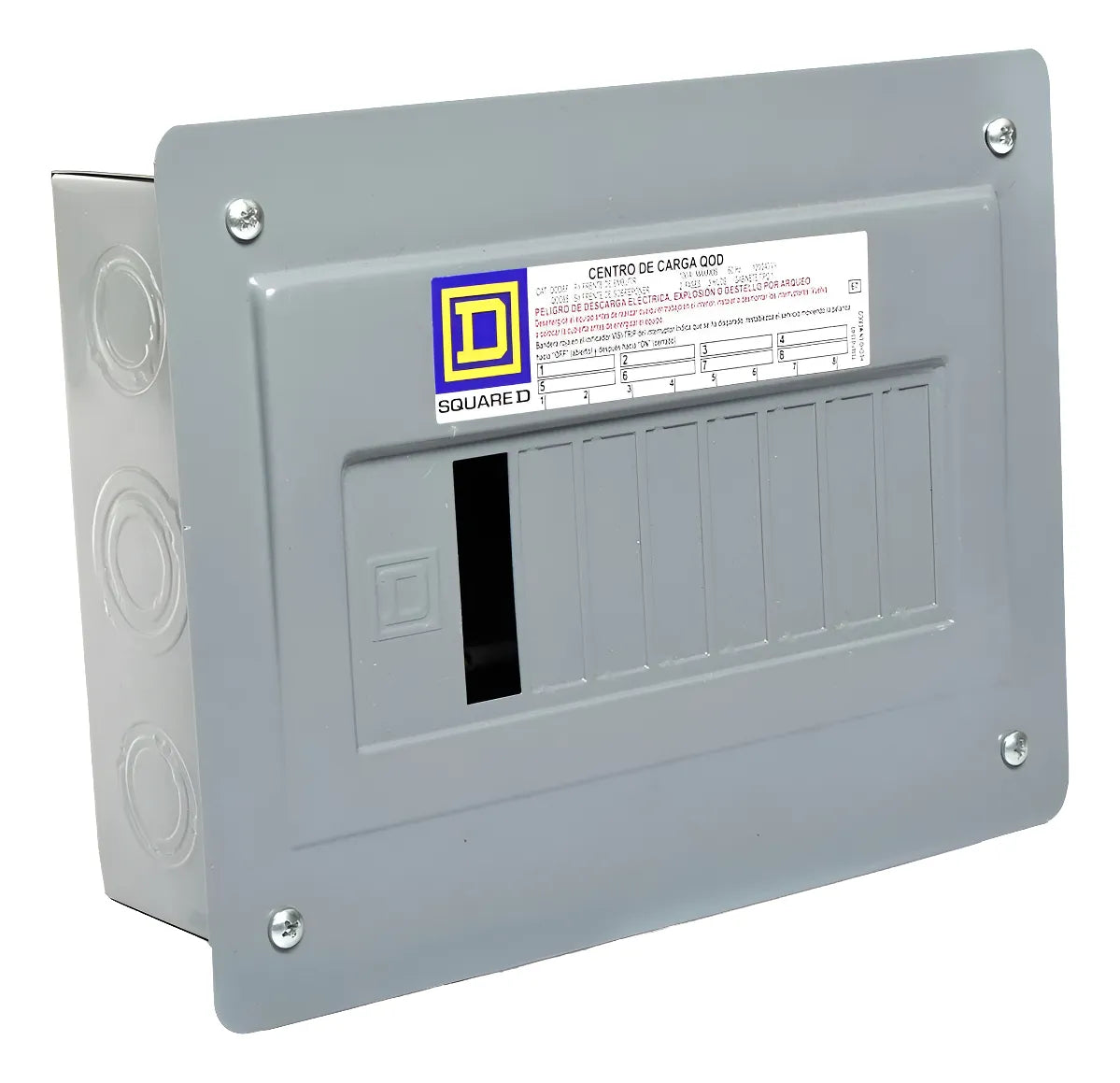 Centro De Carga Para 8 Polos Empotrar Square D Qod8f