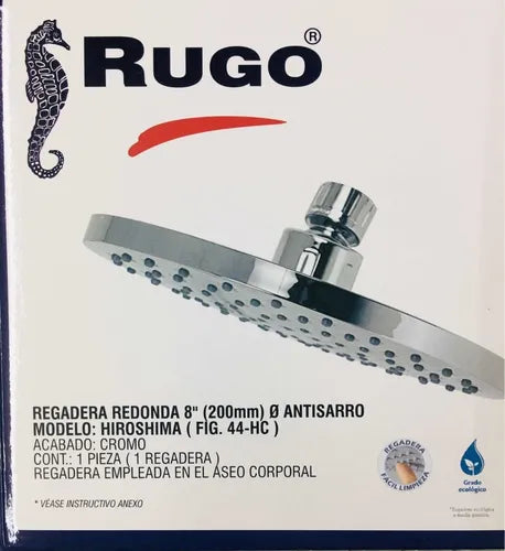 Regadera Hiroshima Redonda 44-Hc Rugo
