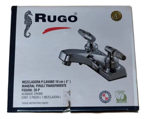 Mezcladora Para Lavabo 20-P Manerales Pirulí Rugo
