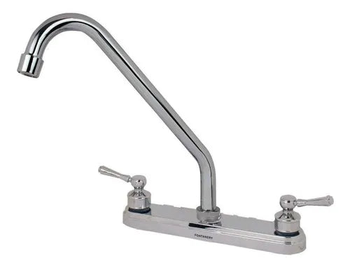 Llave Mezcladora Para Fregadero Al Piso Color Cromo Fontanery 11002